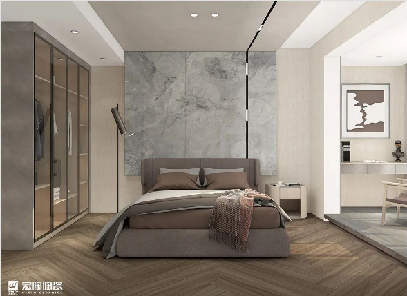南宫28质感砖卧室装修效果图